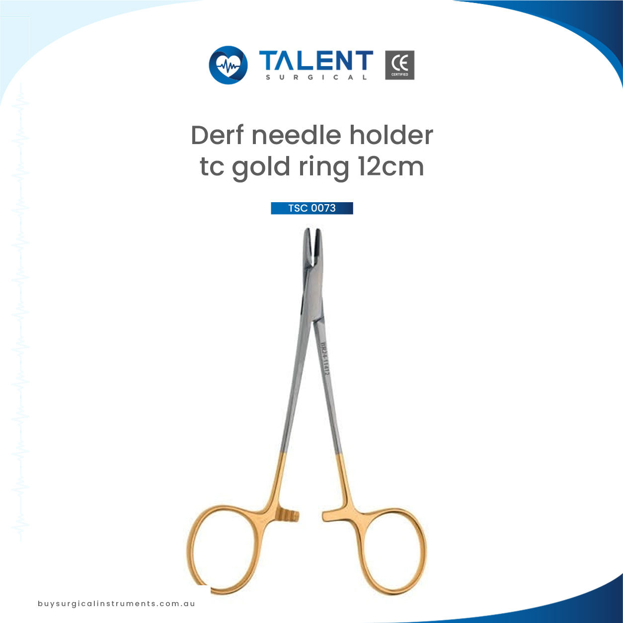 06.jpg Derf Needle Holder Tc Gold Ring 12cm - Image 1