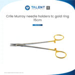 Crile Murray Needle Holder TC Gold Ring 15cm
